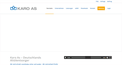 Desktop Screenshot of karoas.com