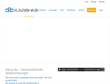 Tablet Screenshot of karoas.com